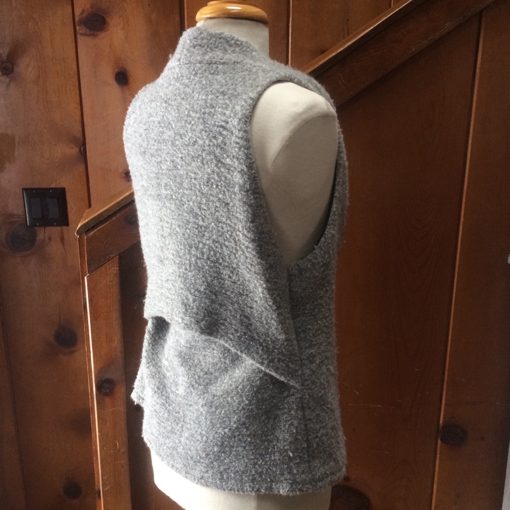 Barneys New York Gray Wool Vest